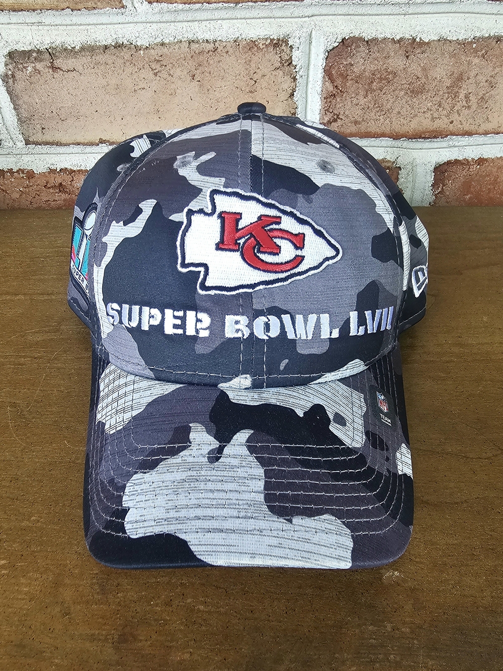 New Era Kansas City Chiefs Camo Super Bowl LVII Cap - Black/Gray